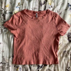 S H&M Cropped Tee